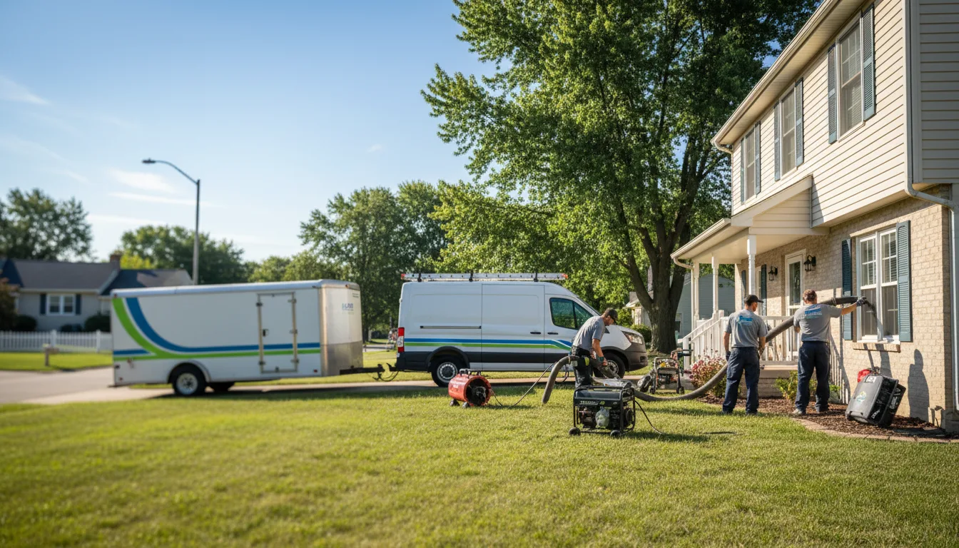 Flooded Basement Restoration And Cleanup With Repair in Orleans, MI near me